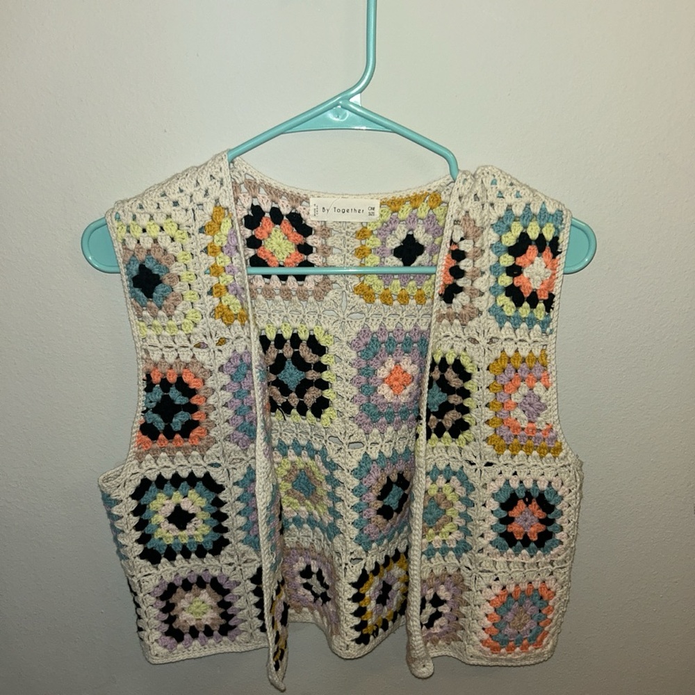 Crochet vest